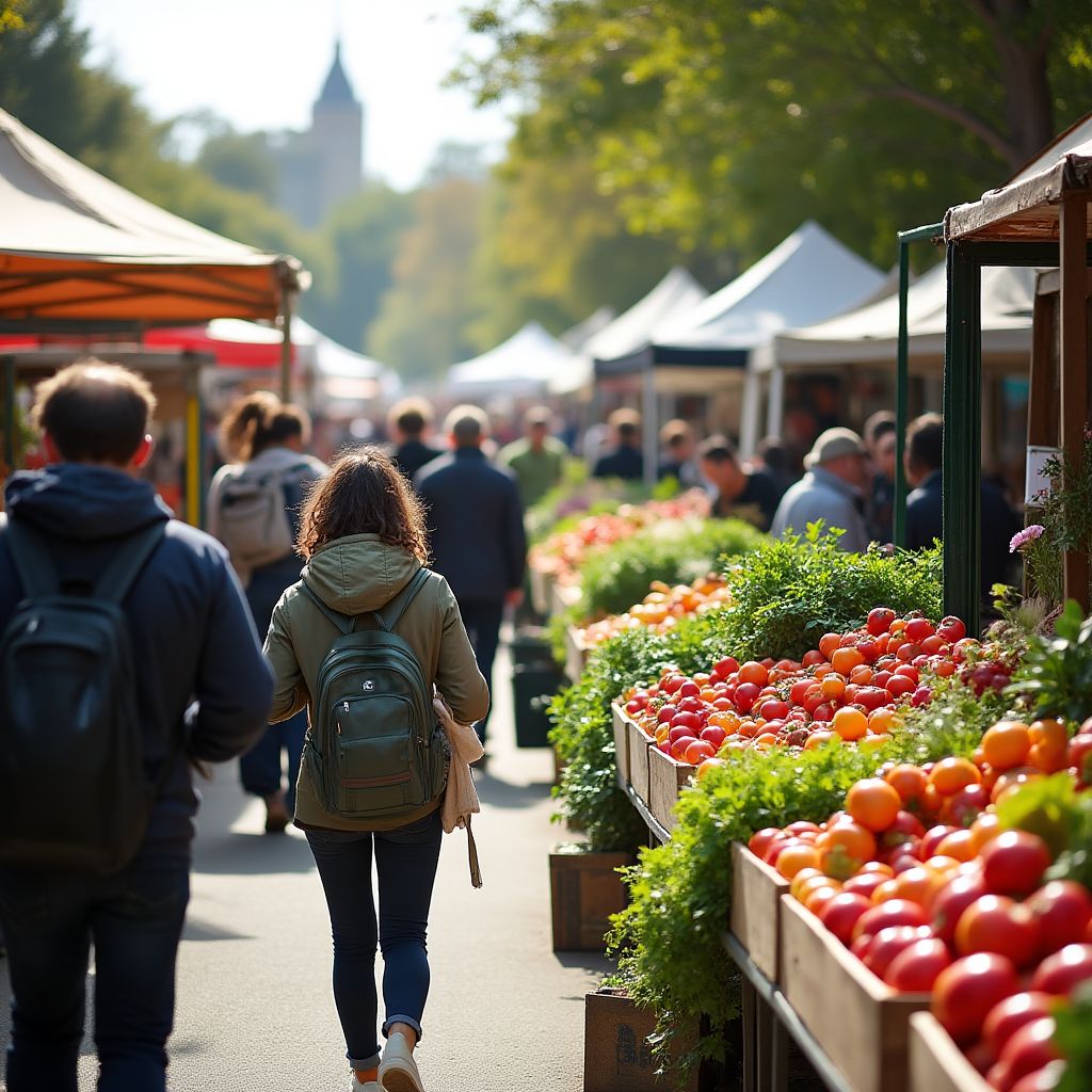 Eveleigh Farmers Market in Sydney